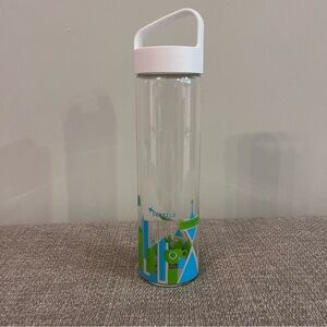 Starbucks Seattle You Are Here Collectable Glass Water Bottle 18.5 oz Travel Gym